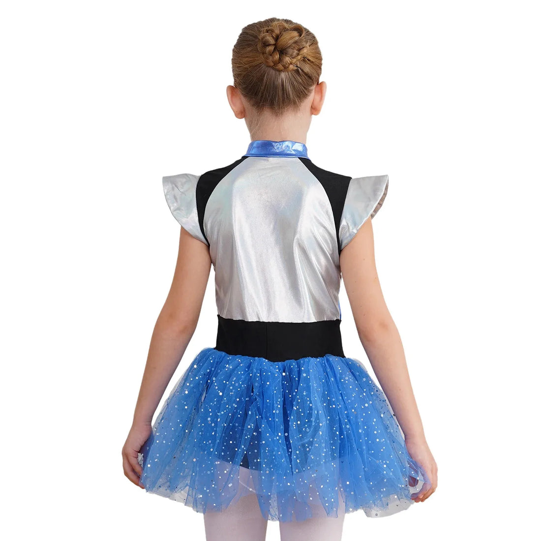 Robe Astronaute Pailletée Fille chic
