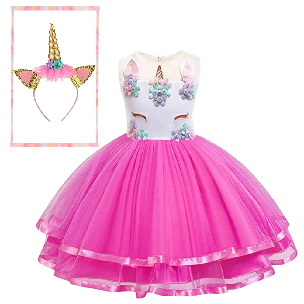 Robe Bouffante Licorne Raffinée Stylé