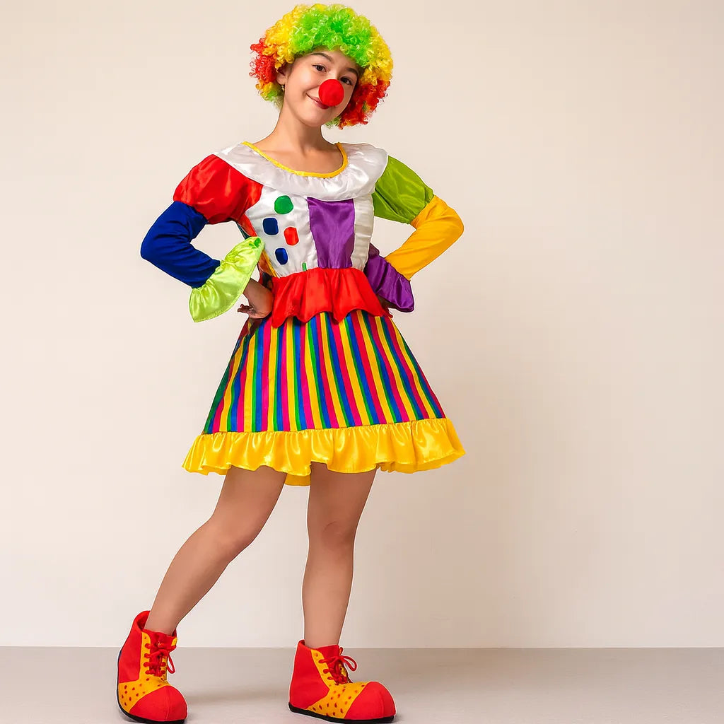 Robe Clown Femme Style Vintage