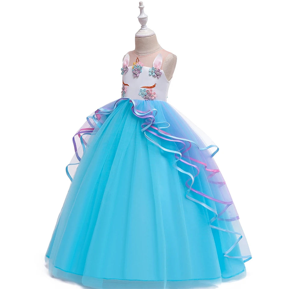Robe Licorne Bleue Design léger