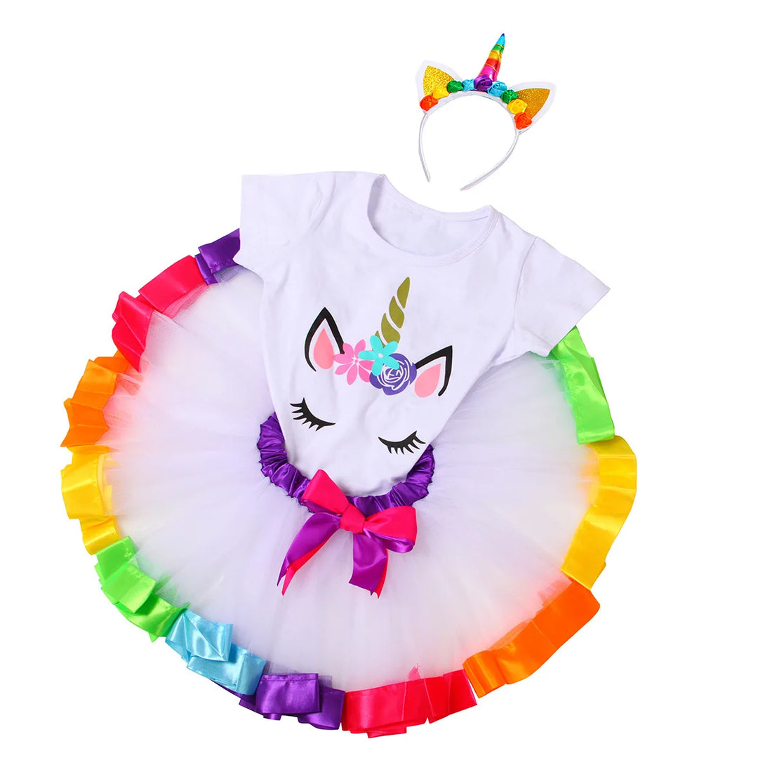 Robe Tutu Licorne Blanche Beau