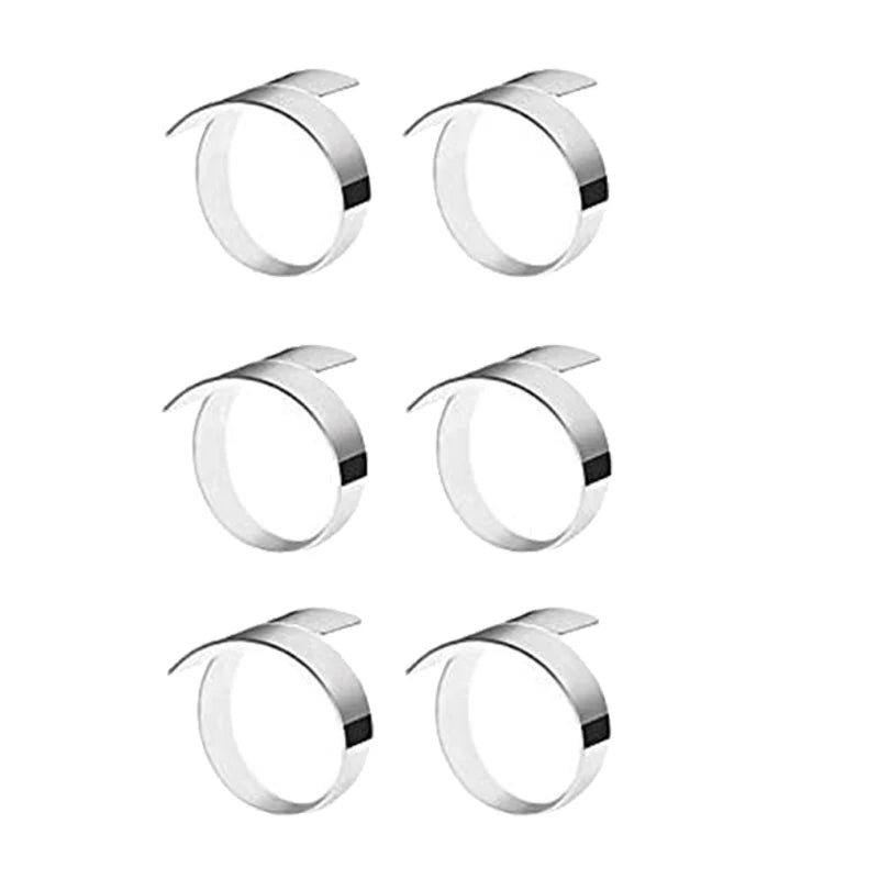 Rond de Serviette Argent Mariage Durable