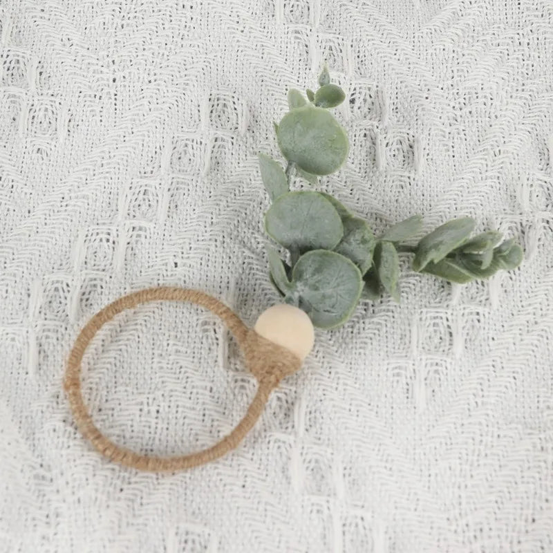 Rond de Serviette Eucalyptus Mariage Champêtre Chic