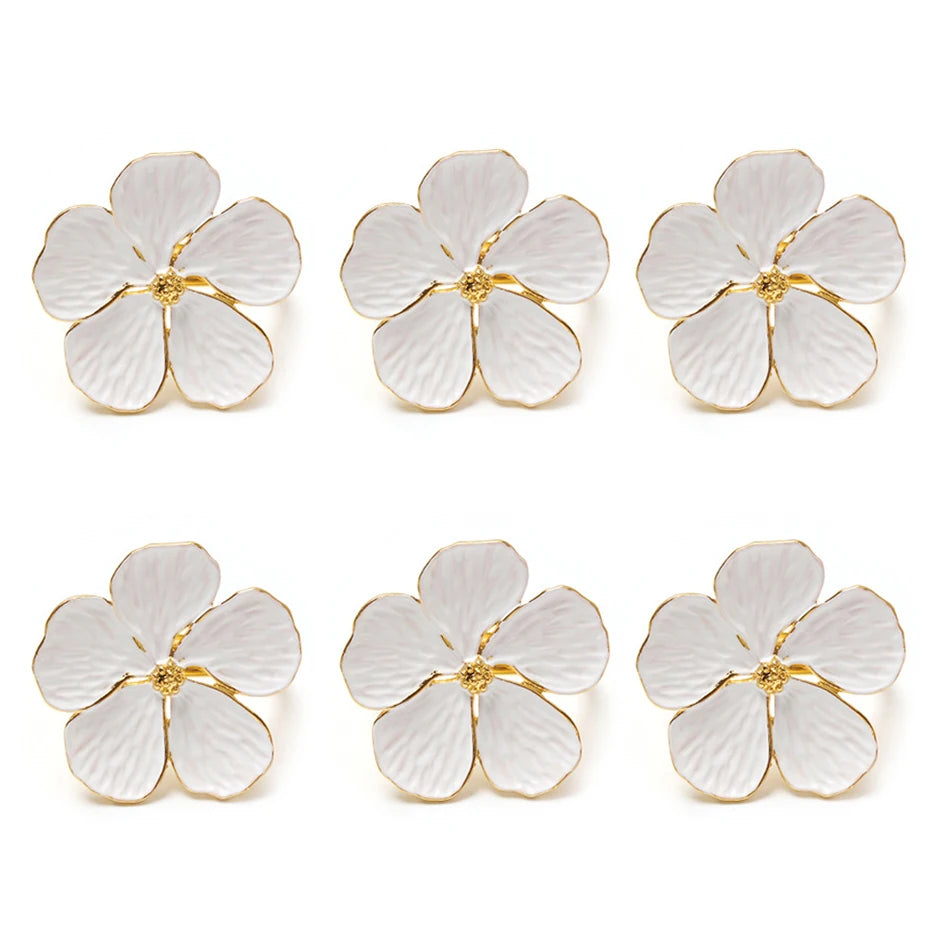 Rond de Serviette Fleur Mariage Chic