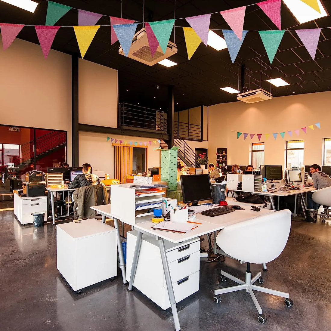 Guirlande Anniversaire Arc-en-ciel Unique