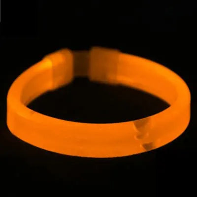Bracelet Lumineux Orange pour Fête