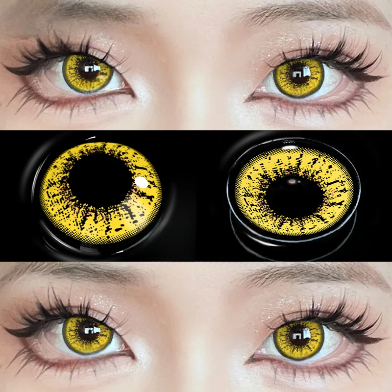 Lentilles Jaunes pour Halloween