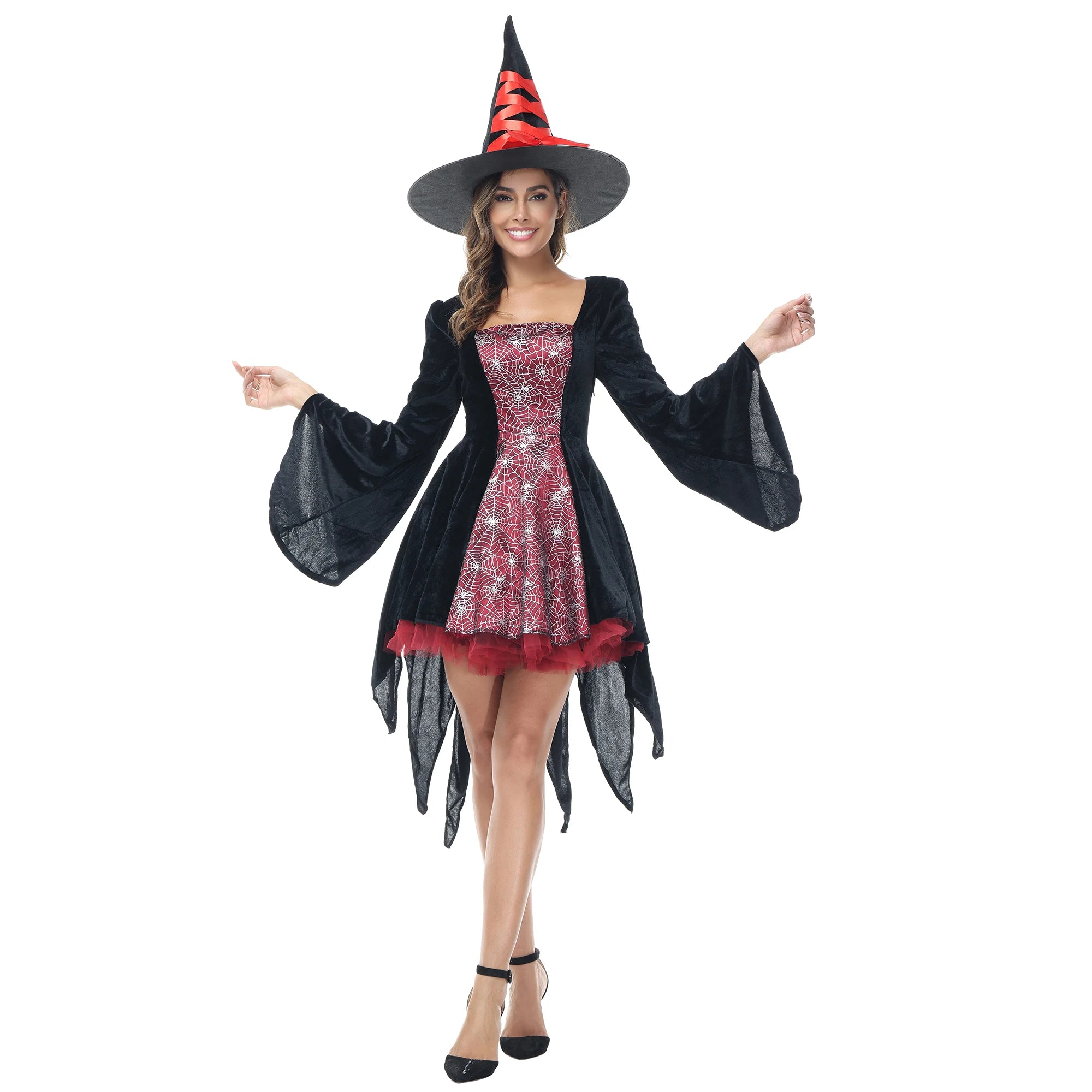 Robe Sorcière Femme Rouge