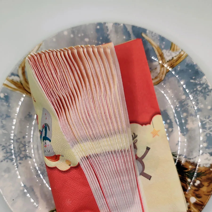 Serviette en Papier Décorative Noël