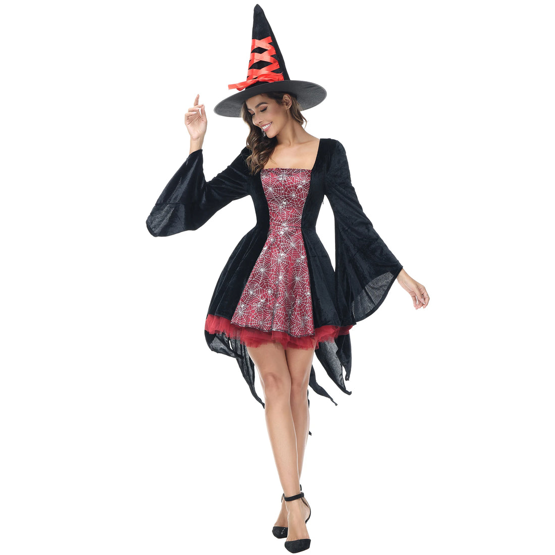 Robe Sorcière Femme Rouge