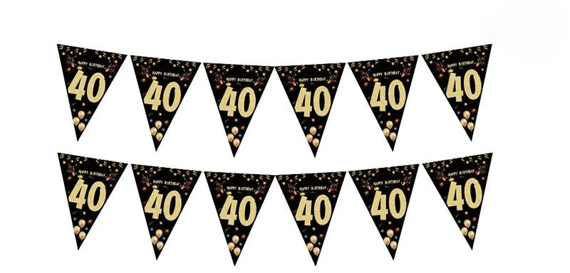 Guirlande Joyeux Anniversaire 40 Ans Originale