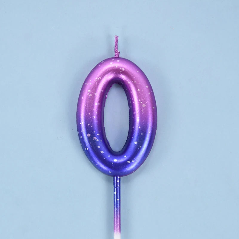 Bougie Anniversaire Rose et Violet