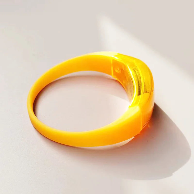Bracelet de Fête Jaune à LED