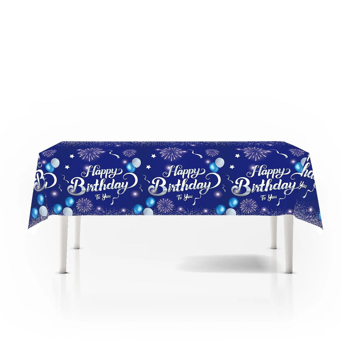 Nappe de table jetable bleu 