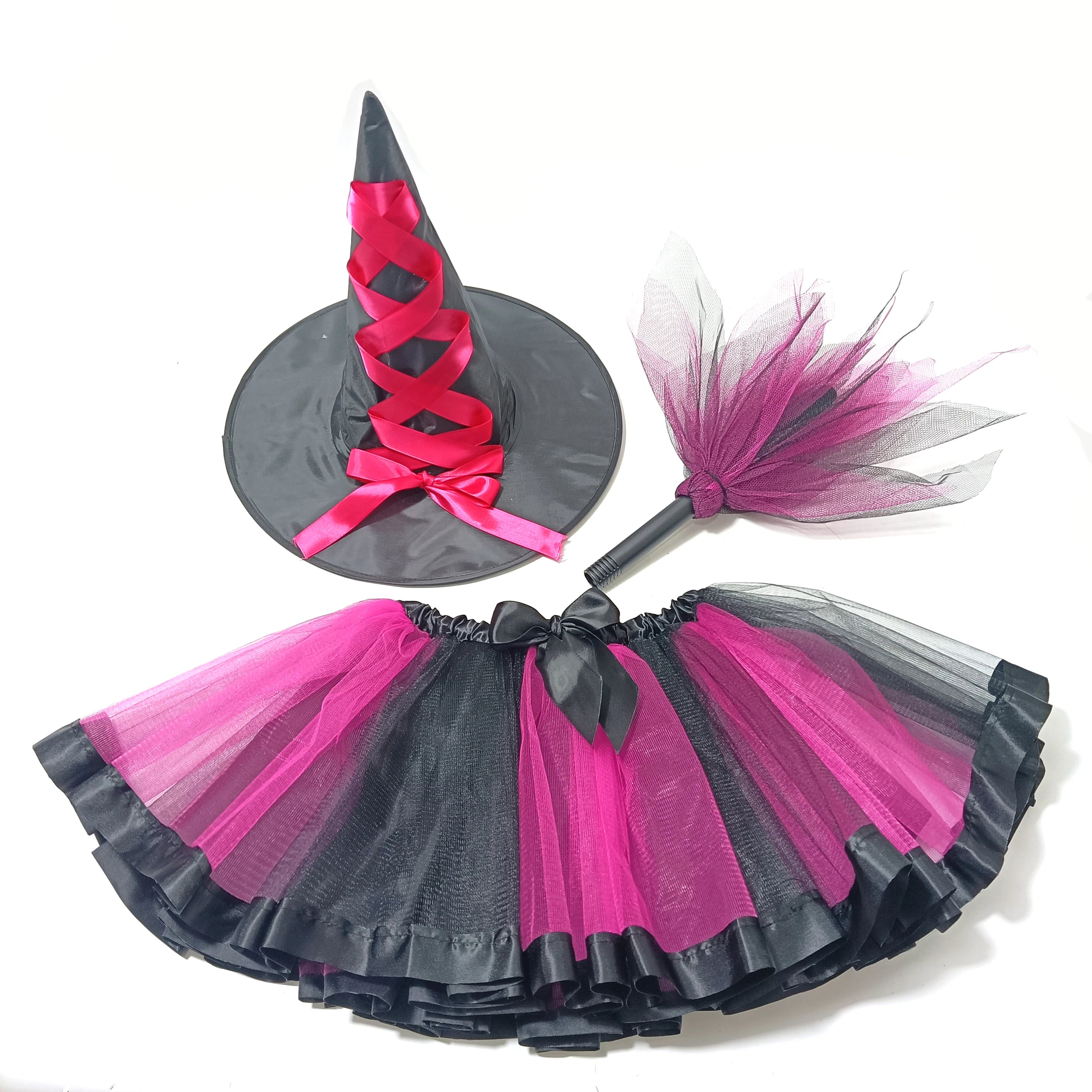 Jupe en Tulle Rose Sorcière Complet