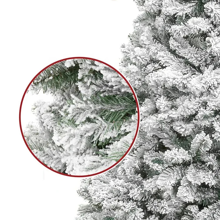 Sapin De Noël Artificiel Floqué stylé