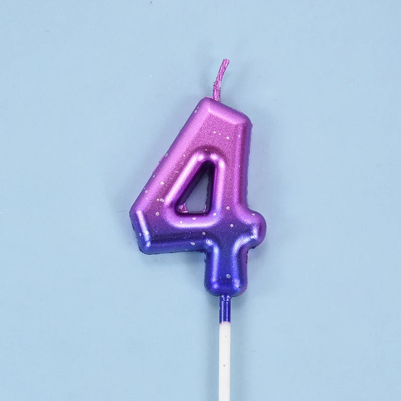 Bougie Anniversaire Rose et Violet