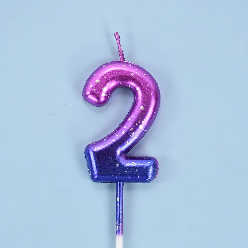 Bougie Anniversaire Rose et Violet