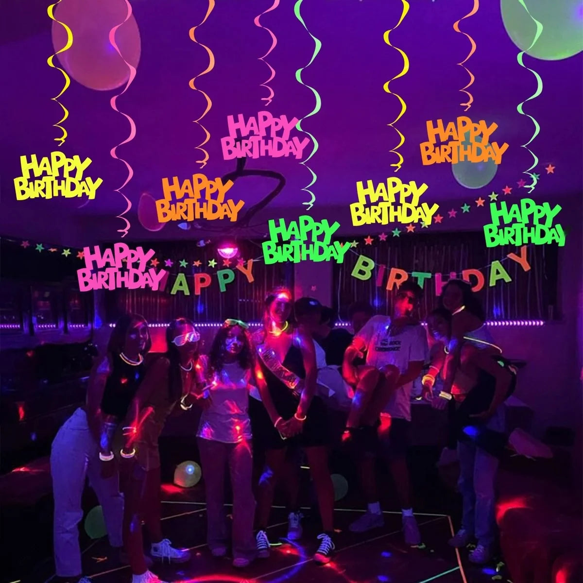 Serpentins Anniversaire Suspendus Festifs