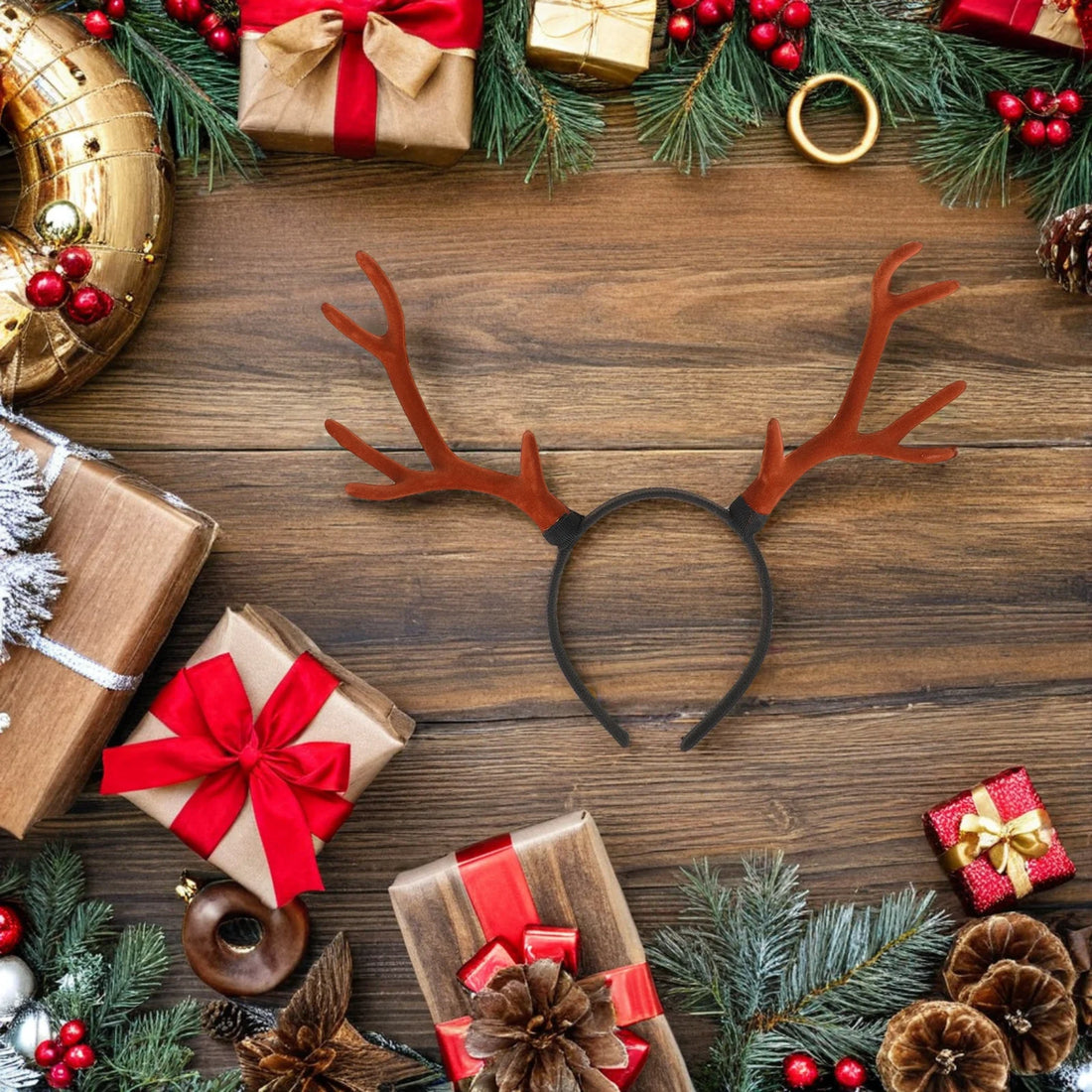 Serre-Tête Cerf Noël