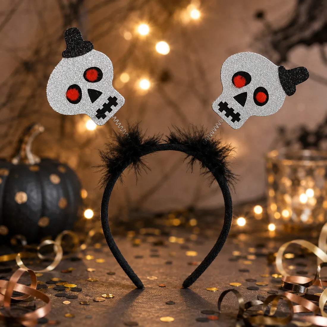 Serre-Tête Crâne Halloween stylé