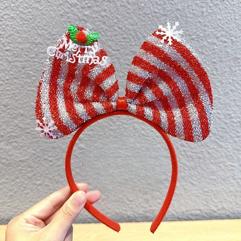 Serre-Tête Nœud Merry Christmas