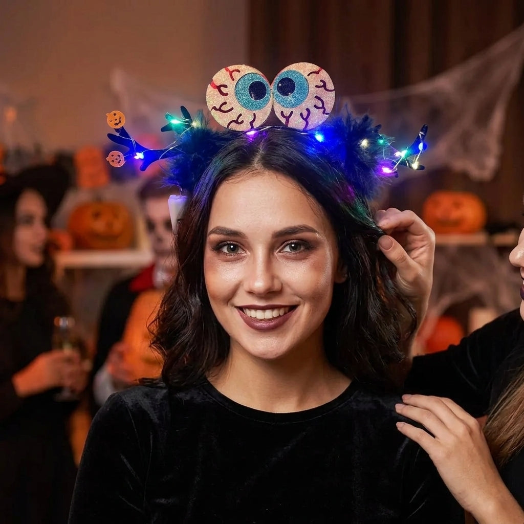 Serre-tête Grands Yeux Halloween Unique