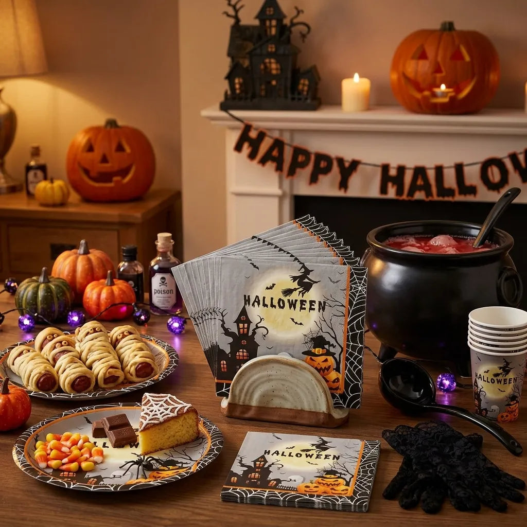 Serviette Halloween Jetable Unique