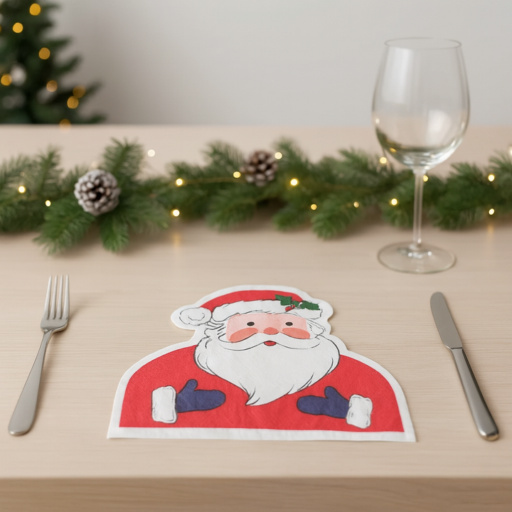 Serviette Père Noël 