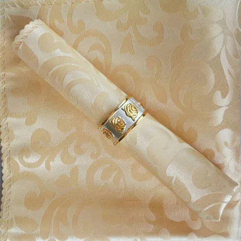 Serviette de Table Jacquard Beige