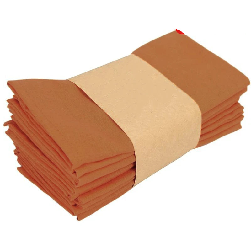 Serviette de Table Minimaliste Orange
