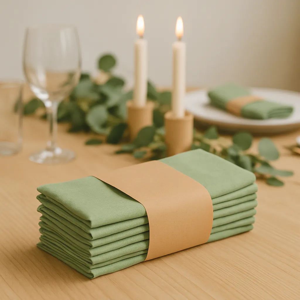 Serviette de Table Minimaliste Uni