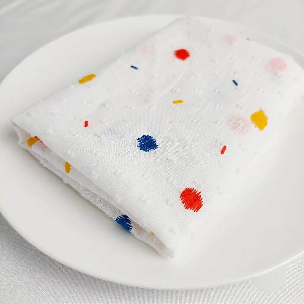 Serviette de Table en Tissu Doux Minimaliste
