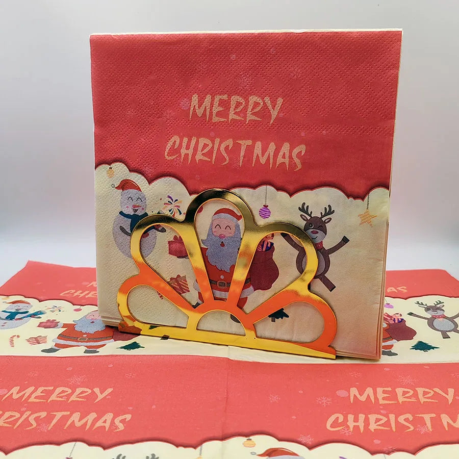 Serviette en Papier Décorative Noël Légère  