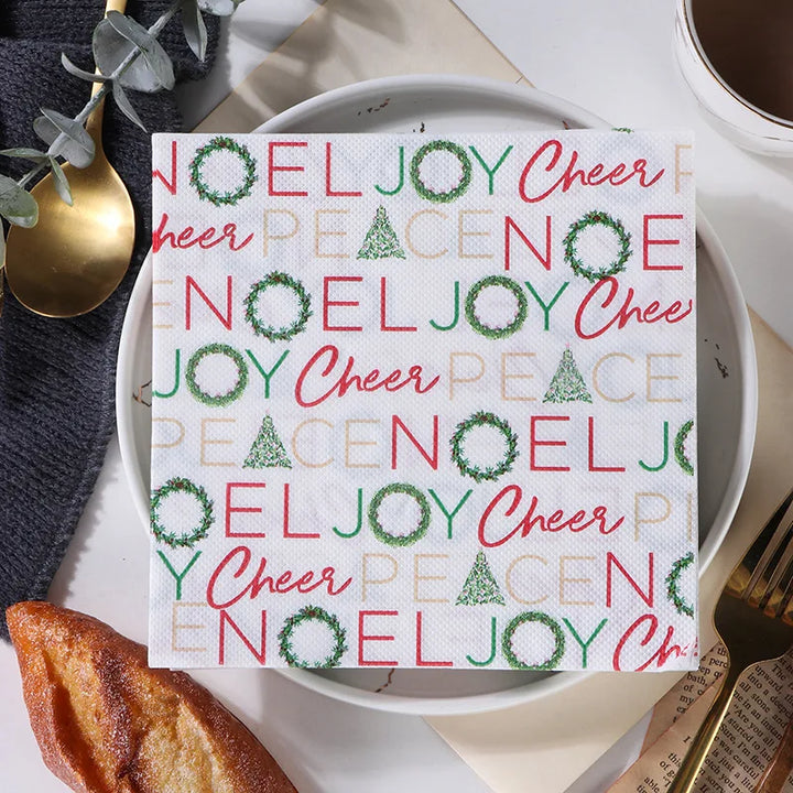 Serviette en Papier Noël Joy