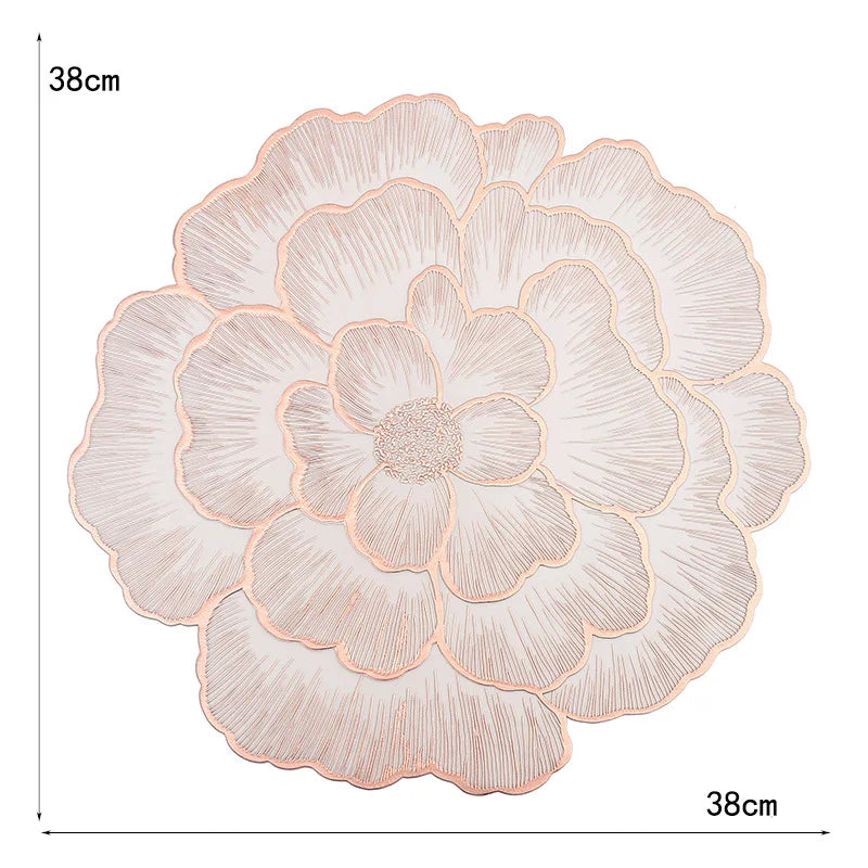 Set De Table En Forme De Fleur