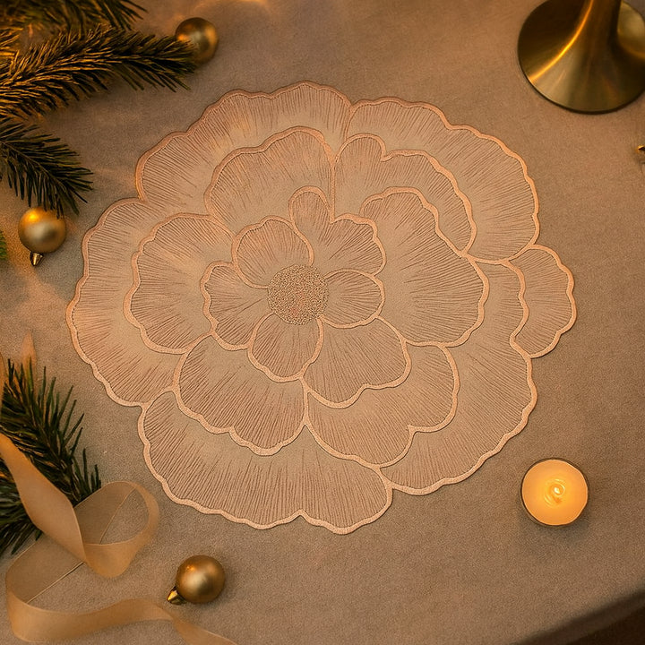 Set De Table En Forme De Fleur stylé