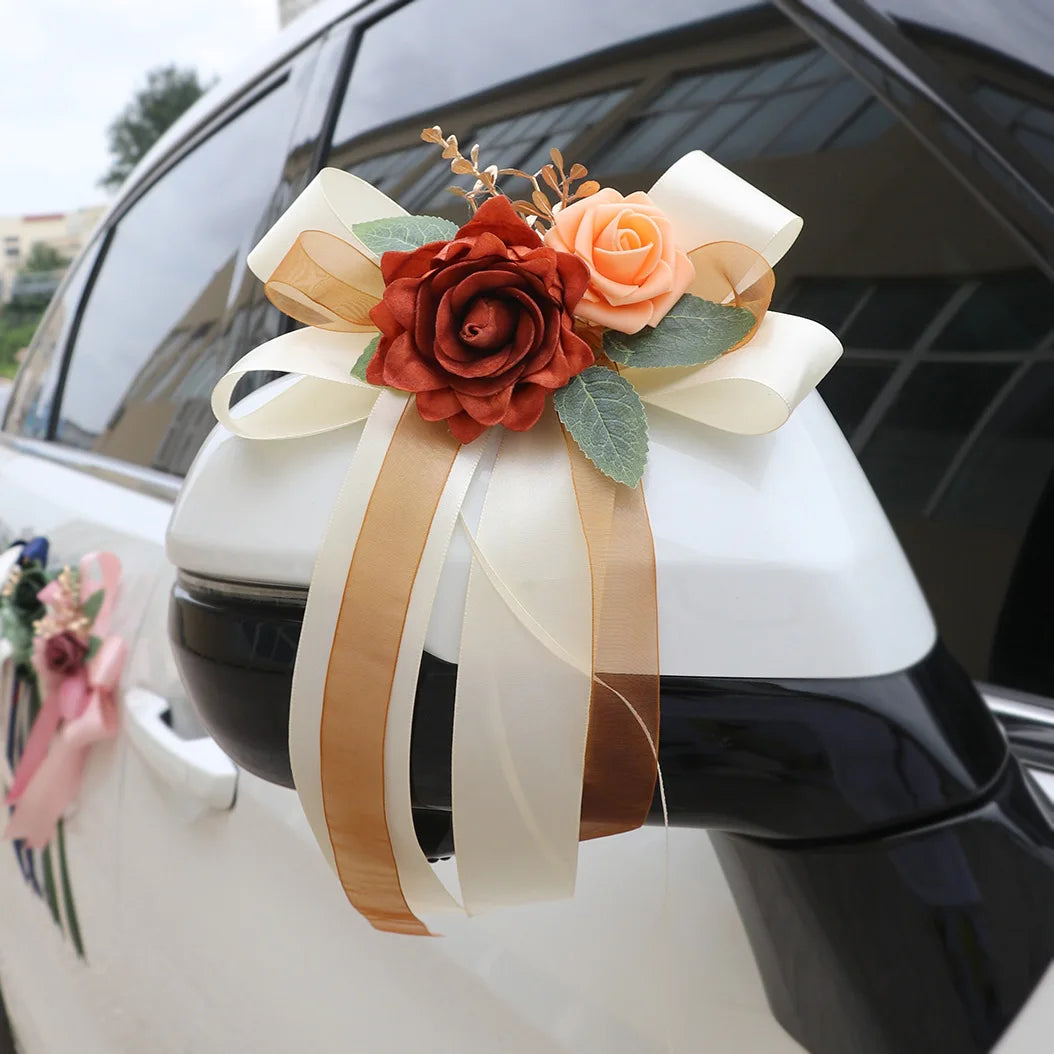 Set Fleurs Design pour Véhicule Mariage Chic