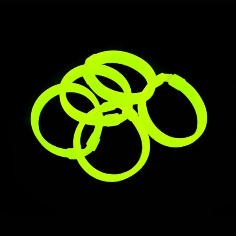 Set de Bracelets Lumineux de Fête Jaunes Moderne
