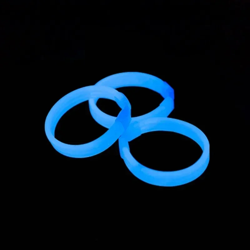 Set de Bracelets de Fête Bleus Etincelants Léger