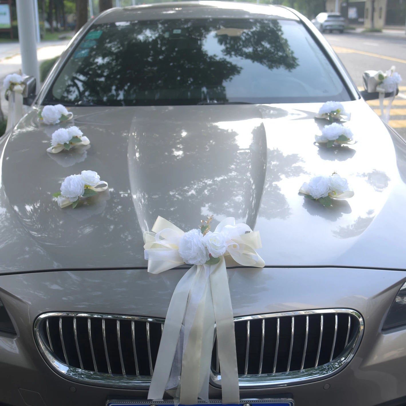 Set de Fleurs Déco pour Voiture Chic
