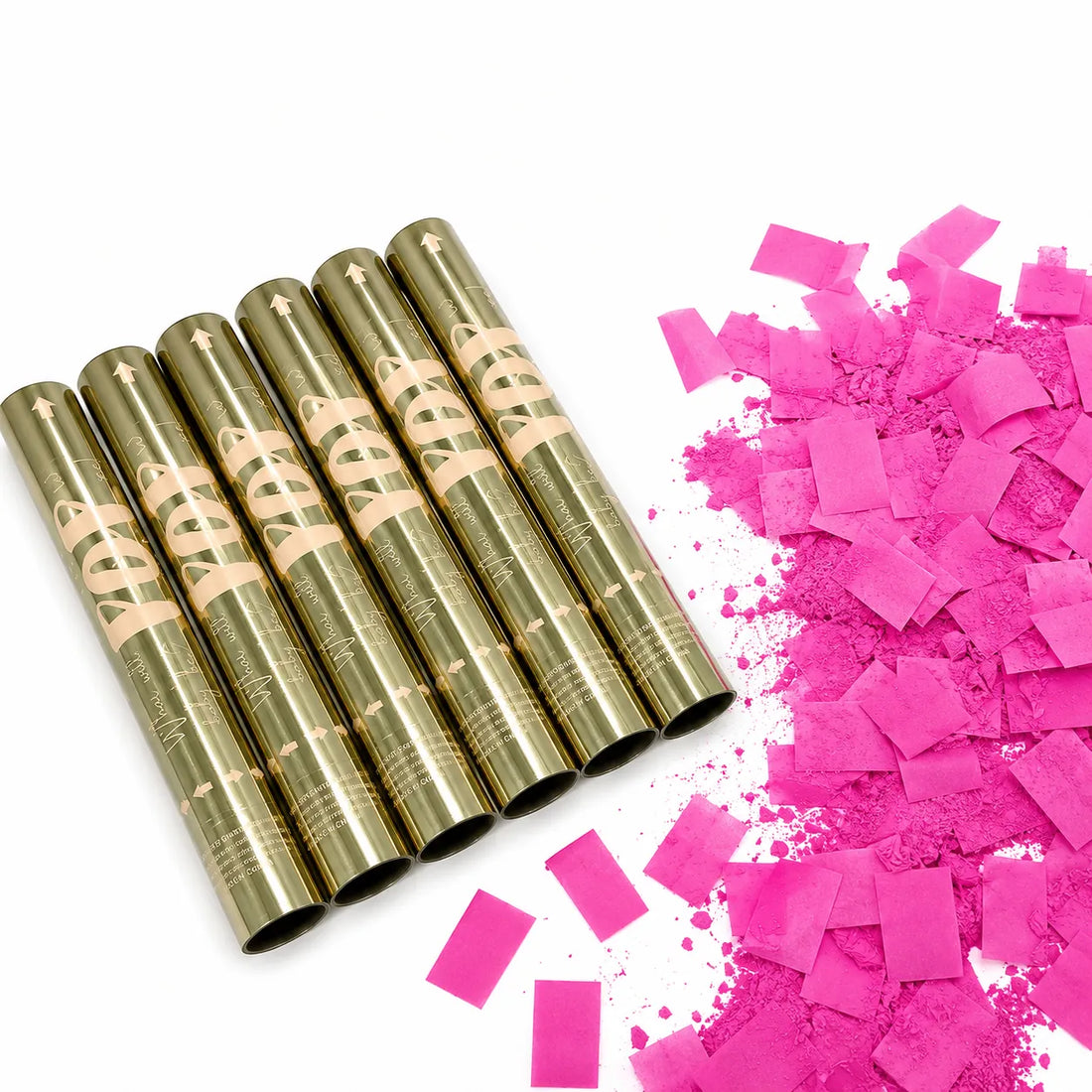 Set de Lanceur à Confettis Roses