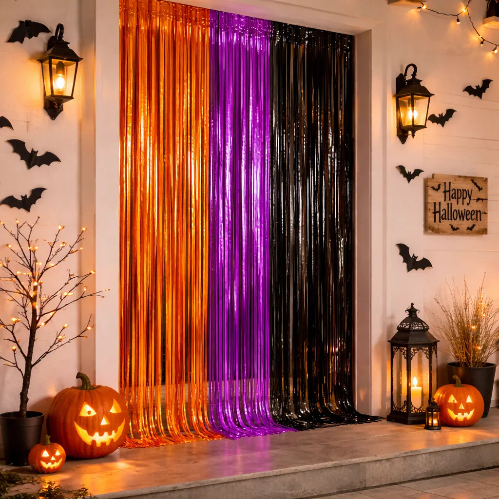 Set de Rideaux à Franges Halloween