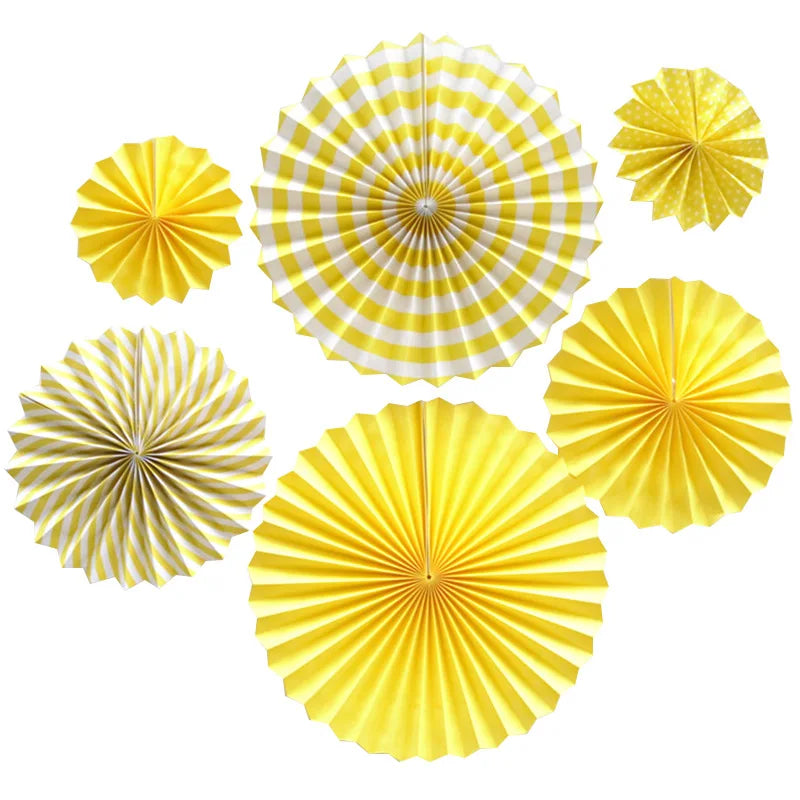 Set de Rosace Décoratives Jaunes tropical