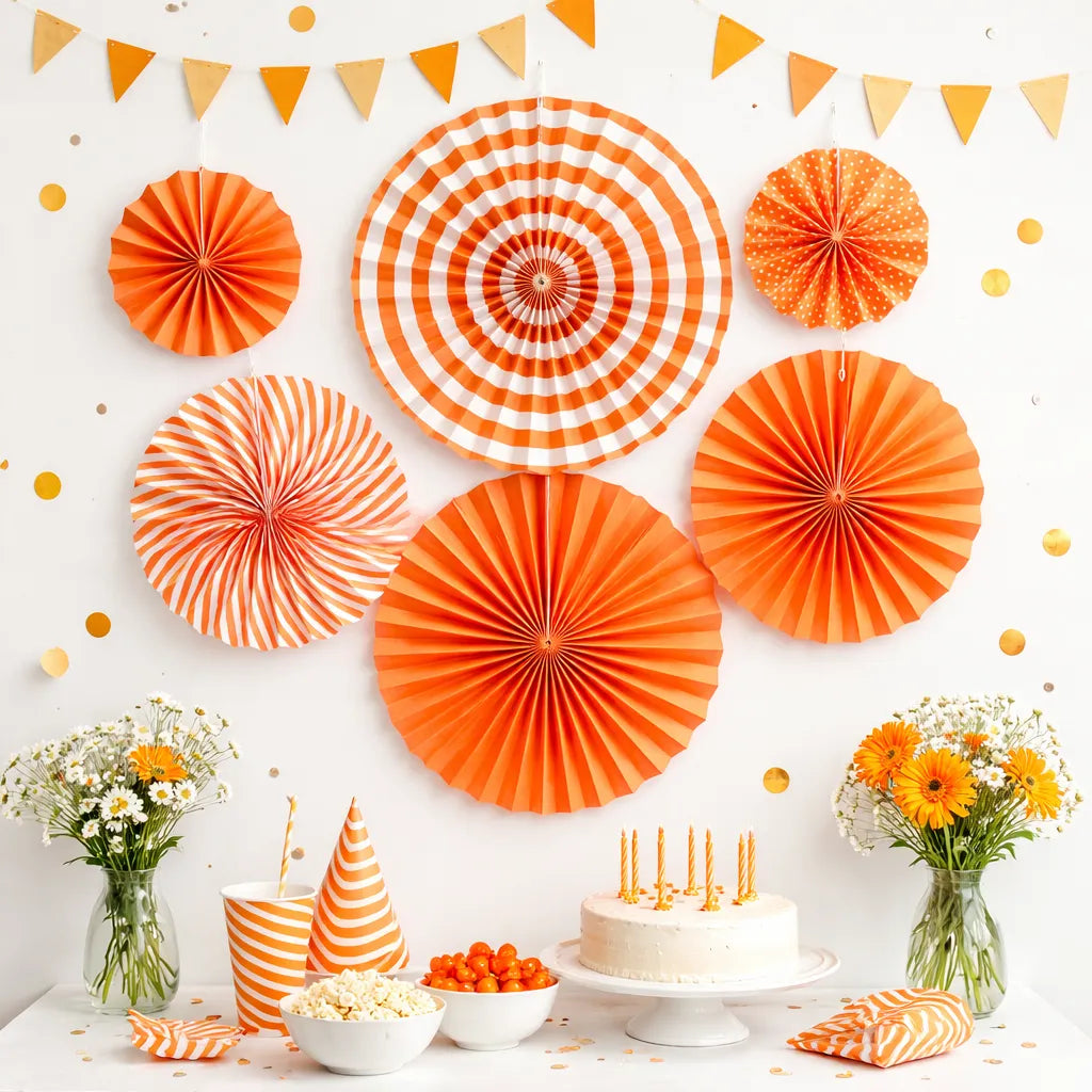 Set de Rosaces Oranges