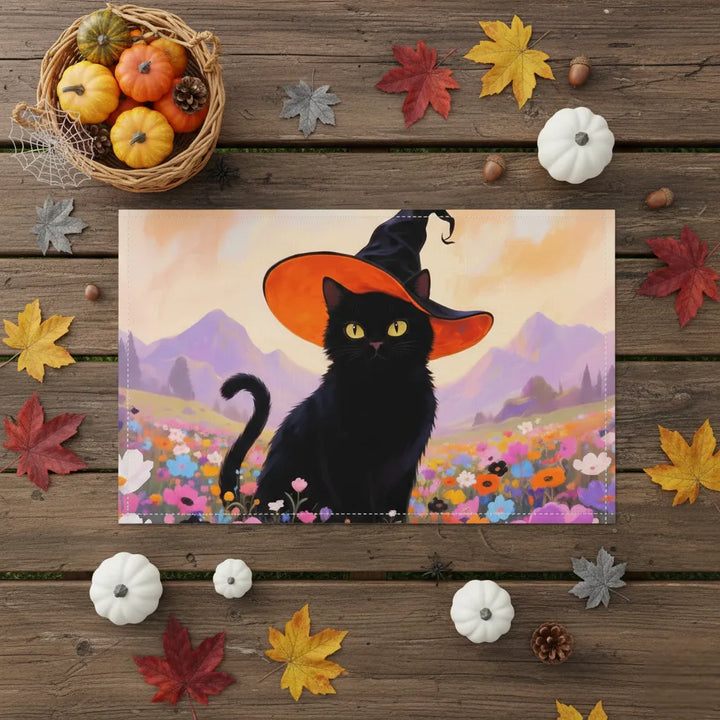 Set de Table Chat Halloween