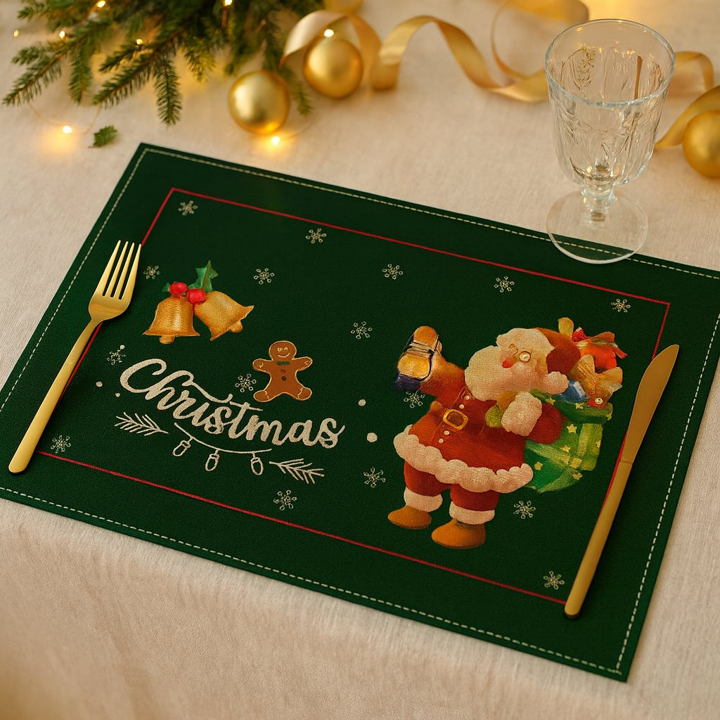 Set de Table Christmas Vert stylé