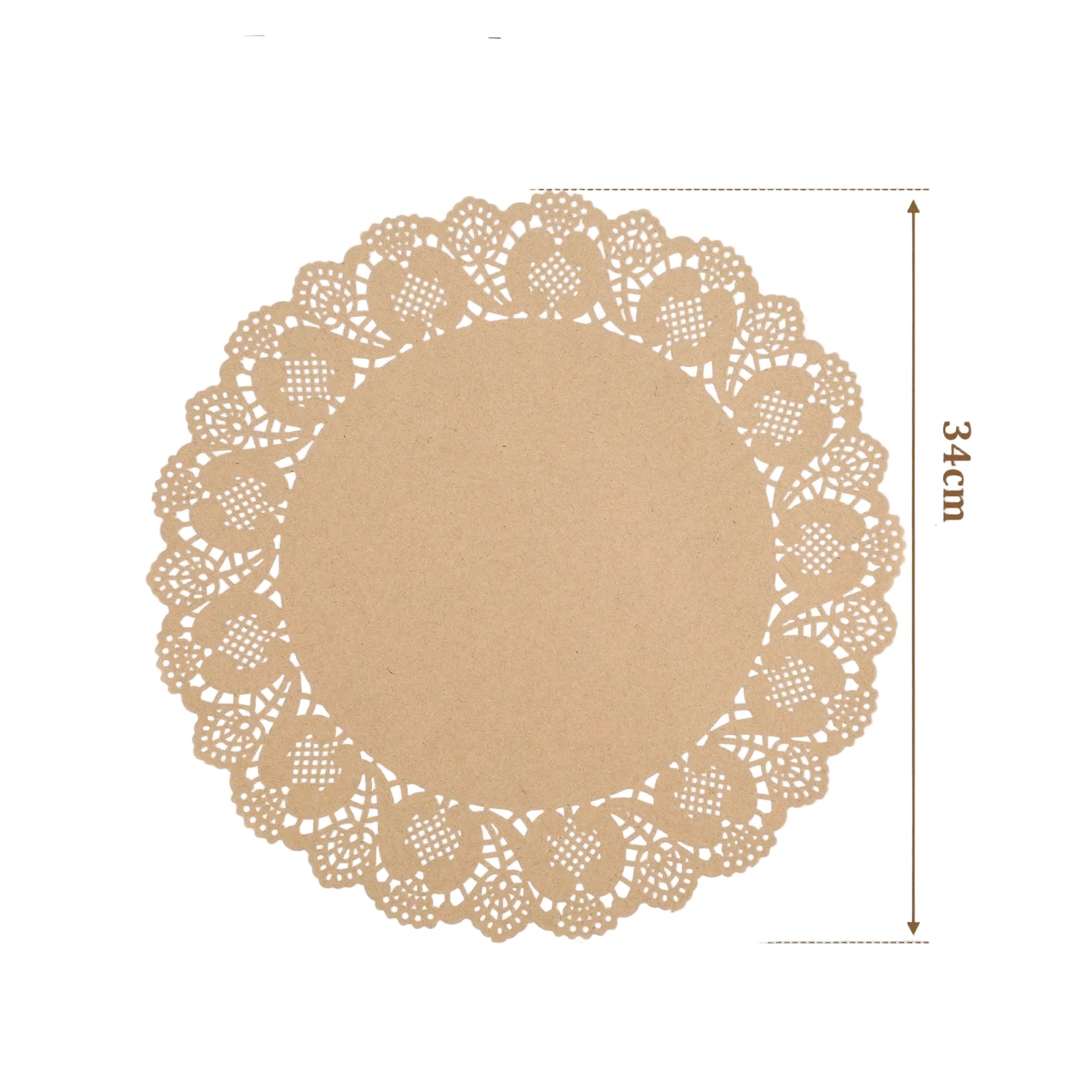 Set de Table Dentelle en Papier Jetable Elégant