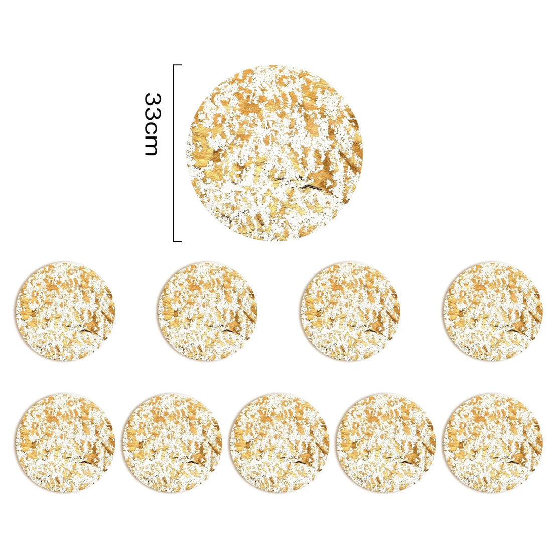 Set de Table Doré Noël