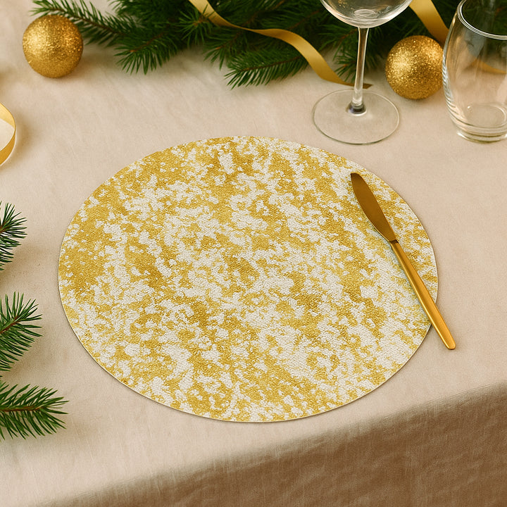 Set de Table Doré Noël stylé